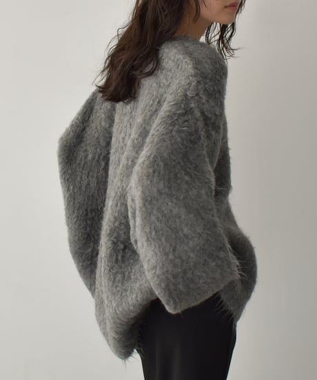 Shaggy Loose Knit Cardigan t1911-473