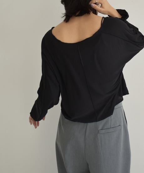 Cropped Sheer Tops t1911-250