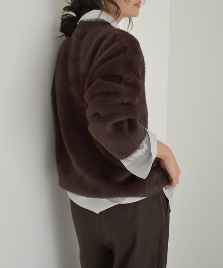 Shaggy Knit Pullover t1911-490