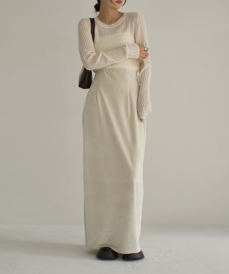 Velor Highwaist Pencil Skirt