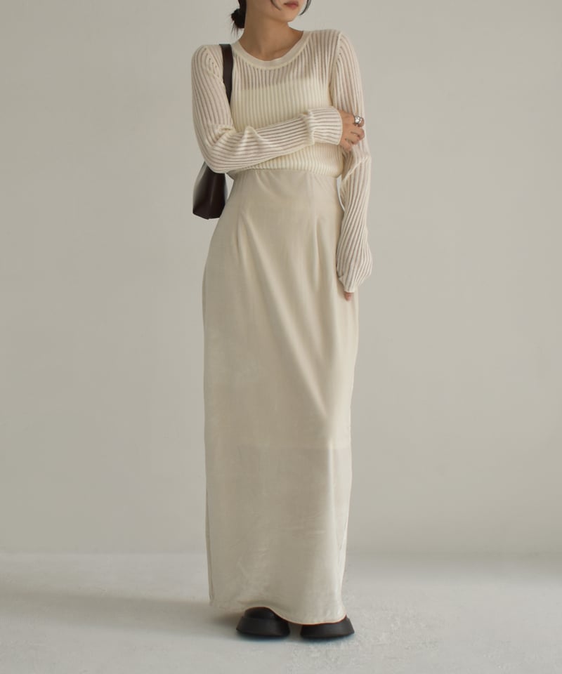 Pre Order】11月上旬入荷分 予約販売 Velor Highwaist Pencil