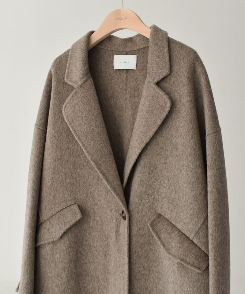 Cocoon Sleeve Wool Long Coat（Mocha）c1911-34 | c