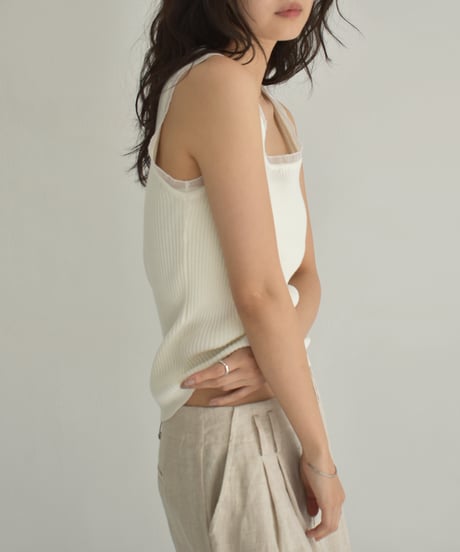 Tulle Layered Tanktop t1911-399