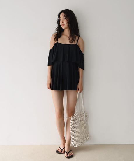 2way Frill Shoulder Swim Wear sw2000-12