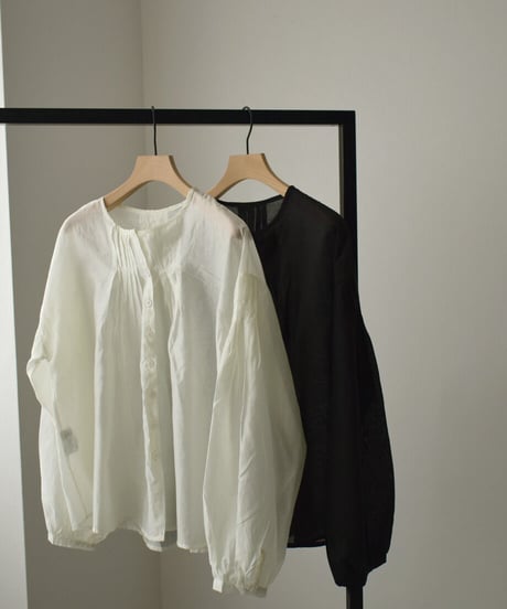 Sheer Tuck Blouse t1911-134