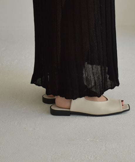 Square Toe Laceup Sandal s1912-35
