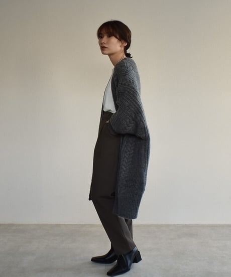 Cable Volume Knit Cardigan t1911-48