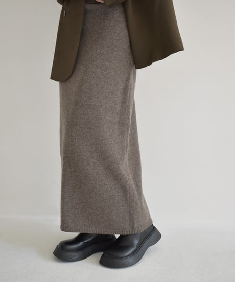 Wool Knit Skirt bo2000-68