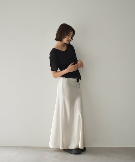 Layered Halfsleeve Sheer Knit t1911-435