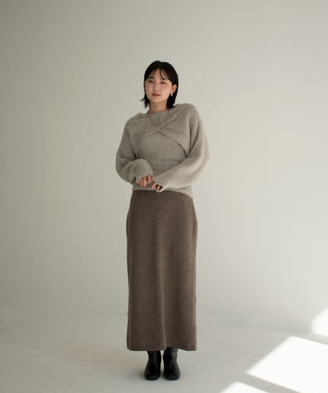 Shaggy Layered Knit Tops t1911-233