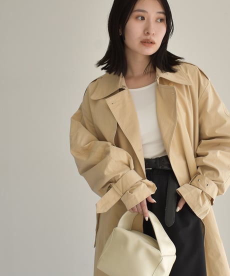 Volume Sleeve Trench Coat c1911-45