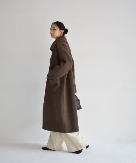Doublezip Wool Long Coat c1911-54