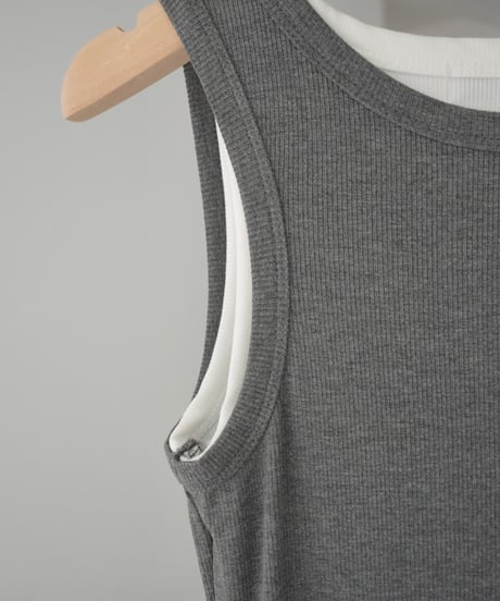 Layered Docking Rib Tunk Onepiece op-0202009553