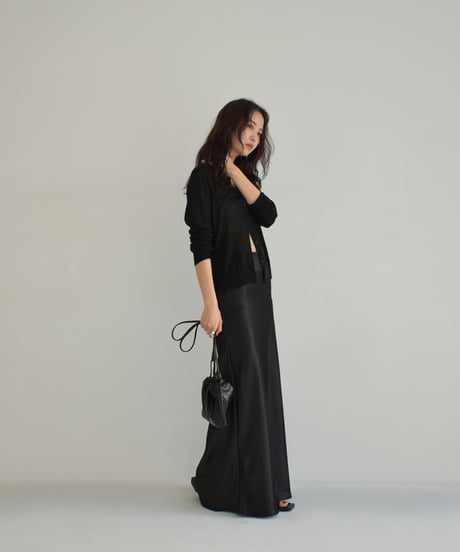 Satin Narrow Skirt bo2000-156