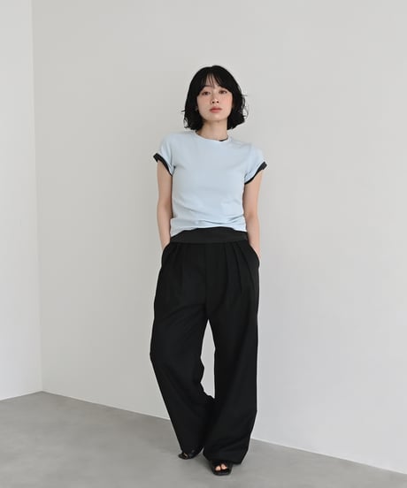 Three Tuck Wide Pants bo2000-181