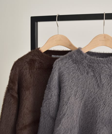 Shaggy Knit Pullover t1911-490