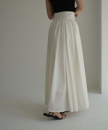 Nylon Flare Skirt bo2000-80
