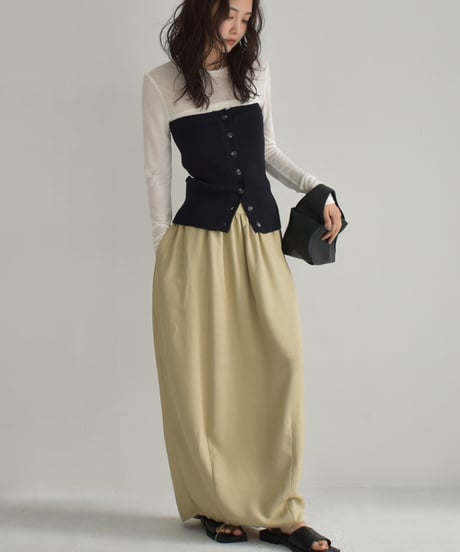 Drape Cocoon Skirt bo2000-145