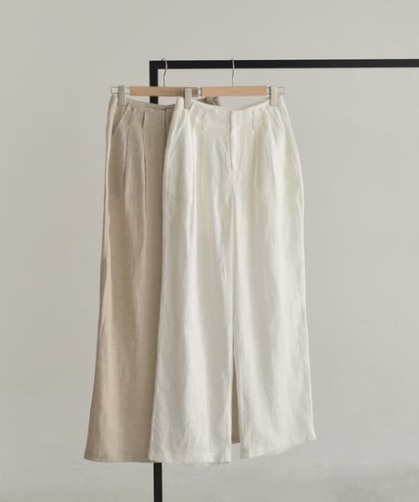 Tuck Linen Pants bo2000-164