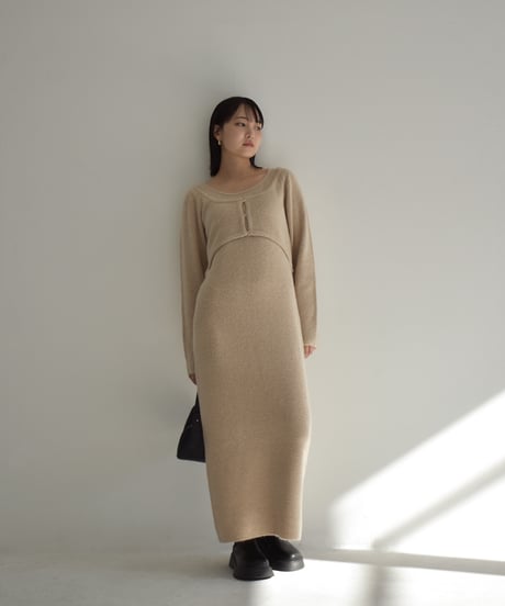 I Line Knit Onepiece op-0202009521