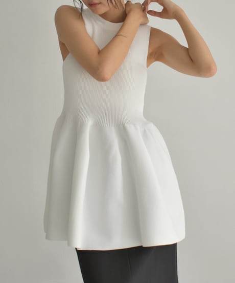 Peplum Knit Tops t1911-401