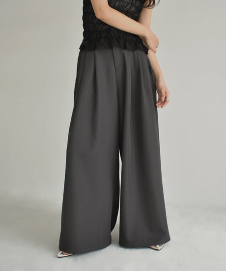 Highwaist 2Tuck Wide Pants bo2000-163