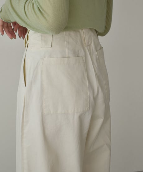 Tuck Wide Pants
