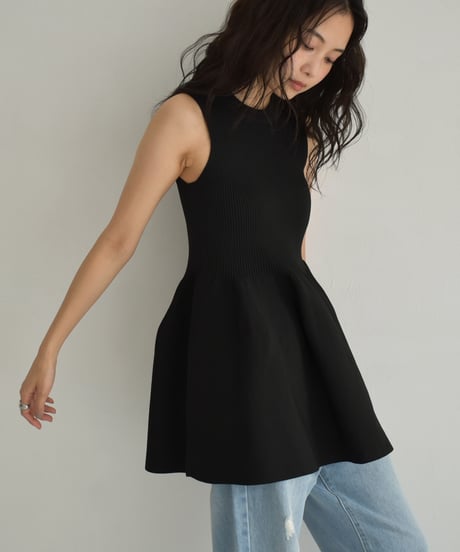 Peplum Knit Tops t1911-401
