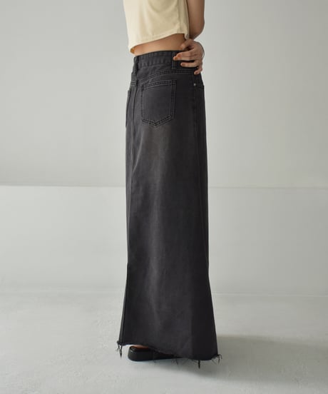 Denim Long Skirt bo2000-152