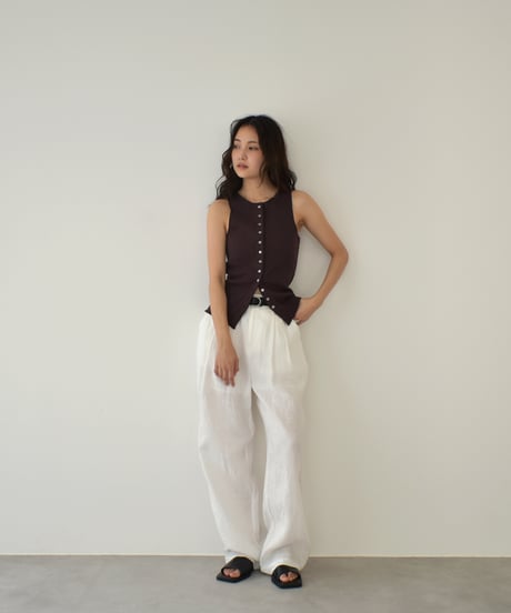 Tuck Linen Pants bo2000-164
