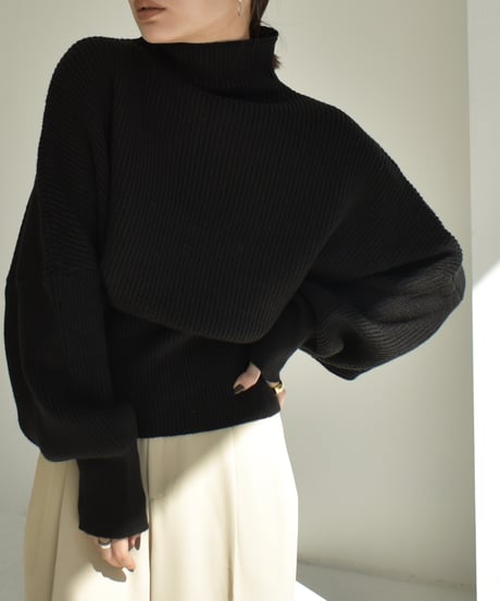 High Neck Dolman Knit t1911-231