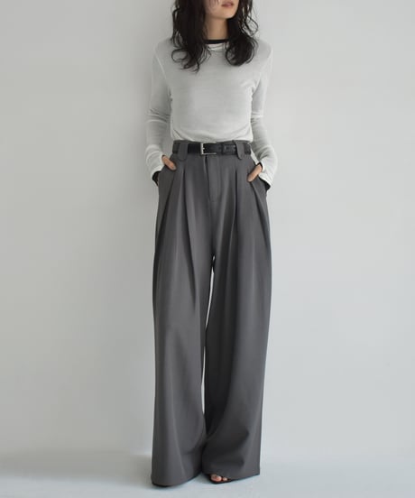 Double Tuck Highwaist Pants bo2000-140