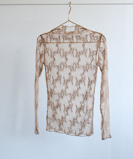 Sheer Lace Tops t1911-7
