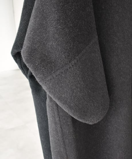 Dolman Sleeve Wool Coat（Charcoal） c1911-64