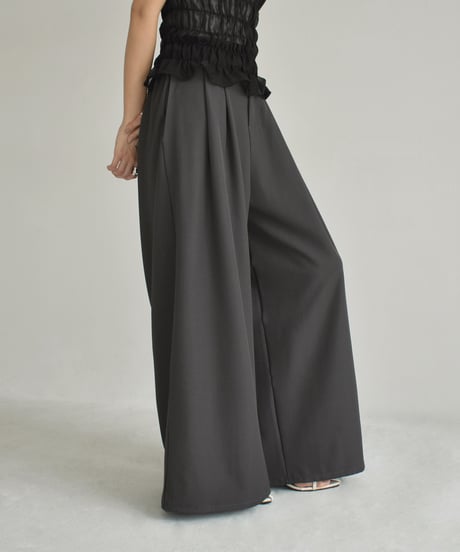 Highwaist 2Tuck Wide Pants bo2000-163