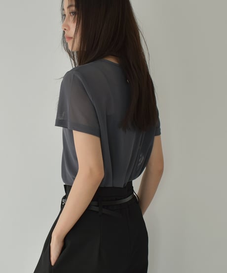 Sheer Tulle Loose Tops t1911-406