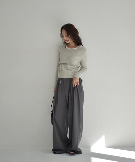 Layered Cachecoeur Kint Tops t1911-346