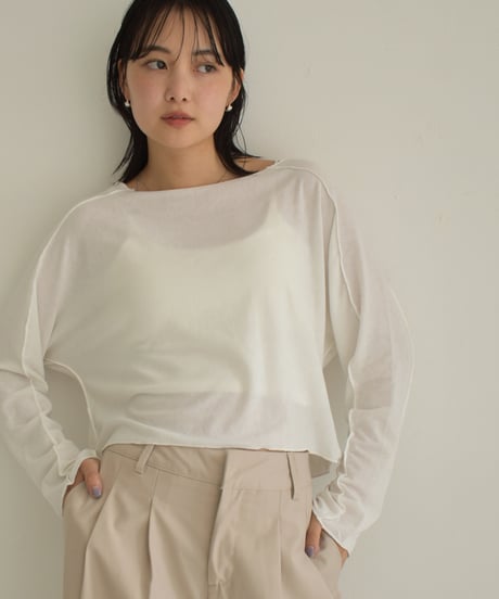 Cropped Sheer Tops t1911-250