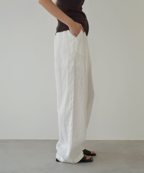 Tuck Linen Pants bo2000-164