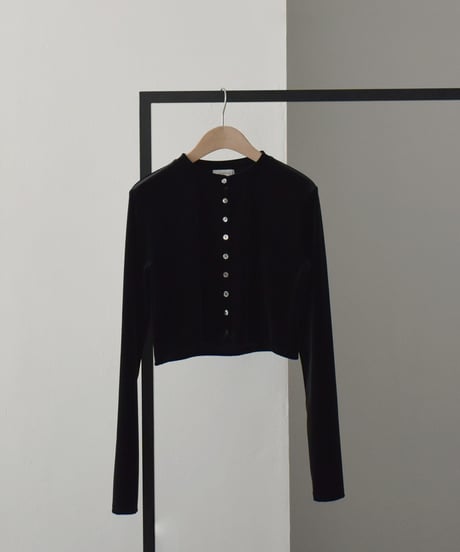 Velor Short Cardigan t1911-318