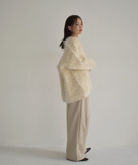 Hairy Shaggy Knit Cardigan t1911-314
