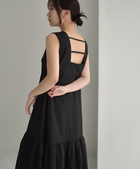 Back Open Nosleeve Onepiece op-0202009531