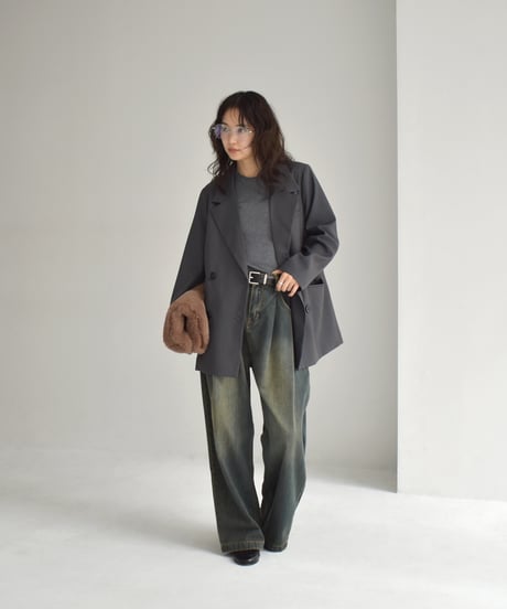 Double Breasted Jacket (Gray) t1911-468