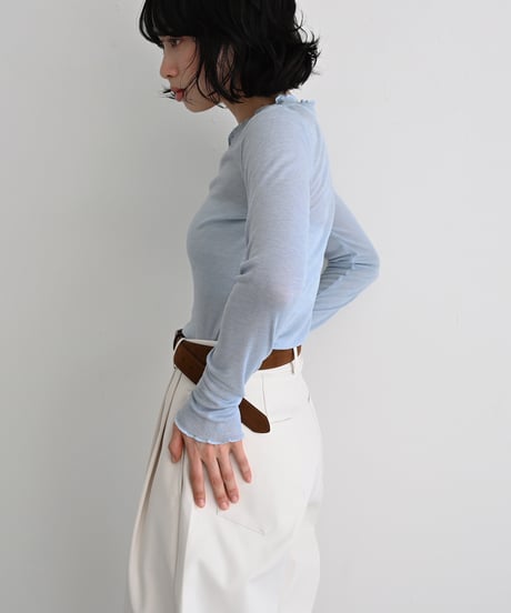 Mellow Sheer Long Sleeve Top t1911-521