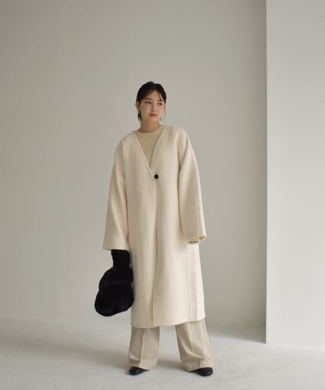 Nocollar Wool Coat c1911-40