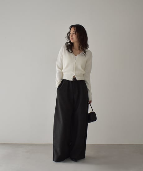 Highwaist Cocoon Silhouette Pants bo2000-178