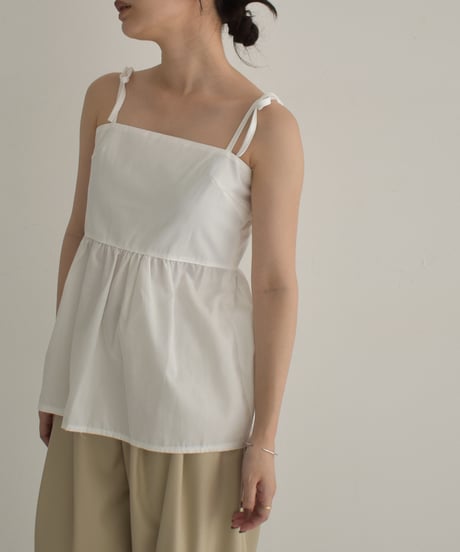 Back Laceup Ribbon Camisole t1911-276