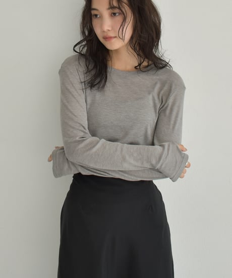 Finger Hole Sheer Tops t1911-343