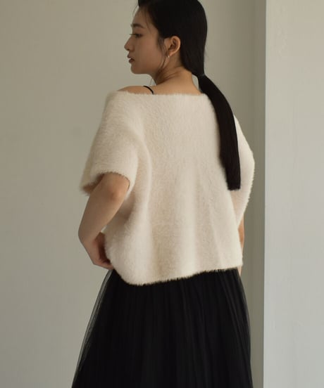Shaggy Cropped Tops t1911-217