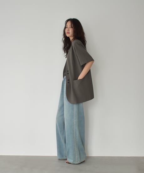 Nocollar Half Sleeve Jacket t1911-419